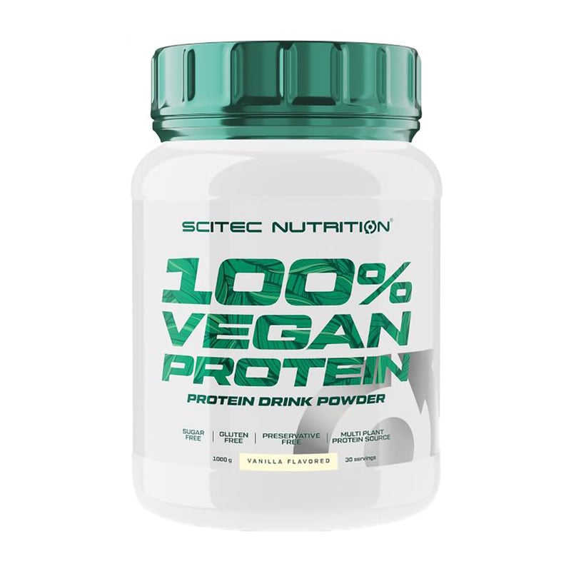 Протеїн Scitec Nutrition 100% Vegan Protein Ваніль, в порошку, 1 кг
